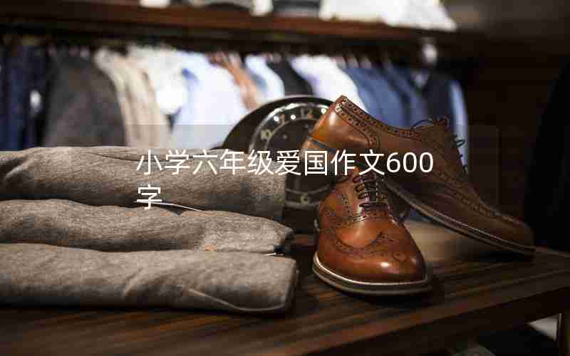 小学六年级爱国作文600字