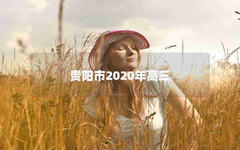 贵阳市2020年高三