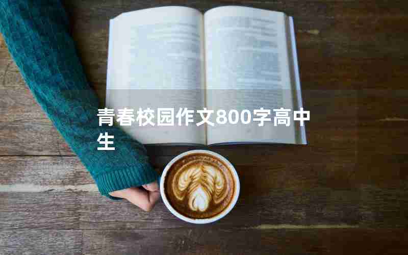 青春校园作文800字高中生