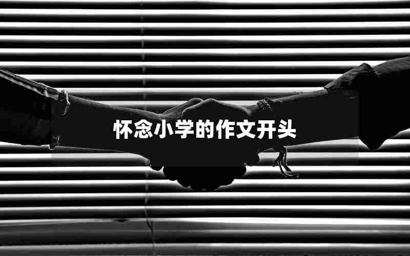 怀念小学的作文开头