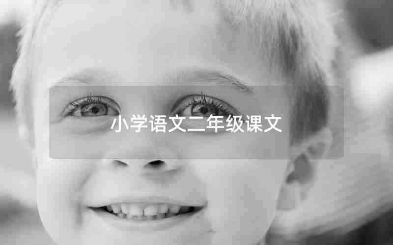 小学语文二年级课文