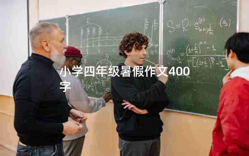 小学四年级暑假作文400字