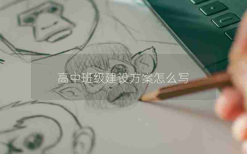 高中班级建设方案怎么写