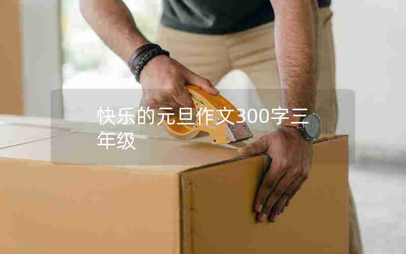 快乐的元旦作文300字三年级