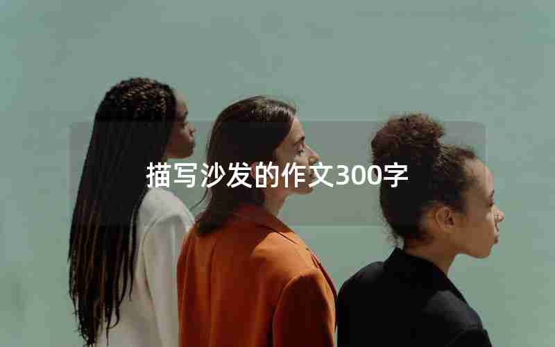 描写沙发的作文300字