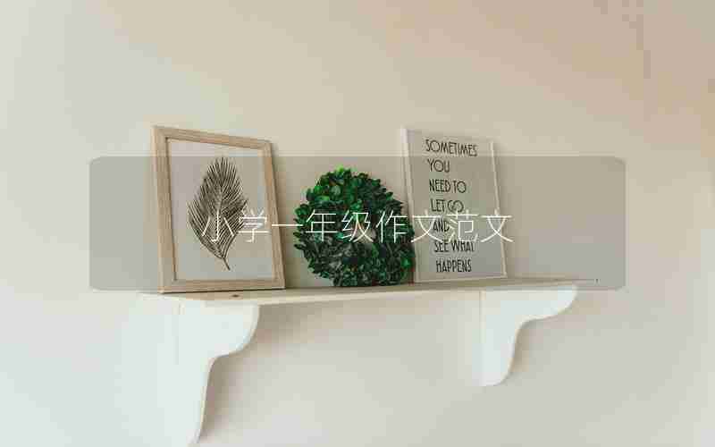 小学一年级作文范文