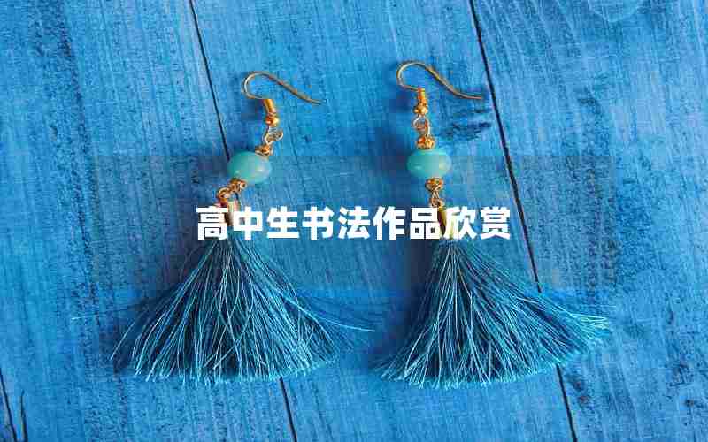 高中生书法作品欣赏