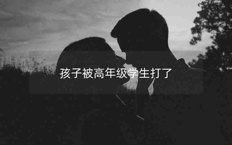 孩子被高年级学生打了