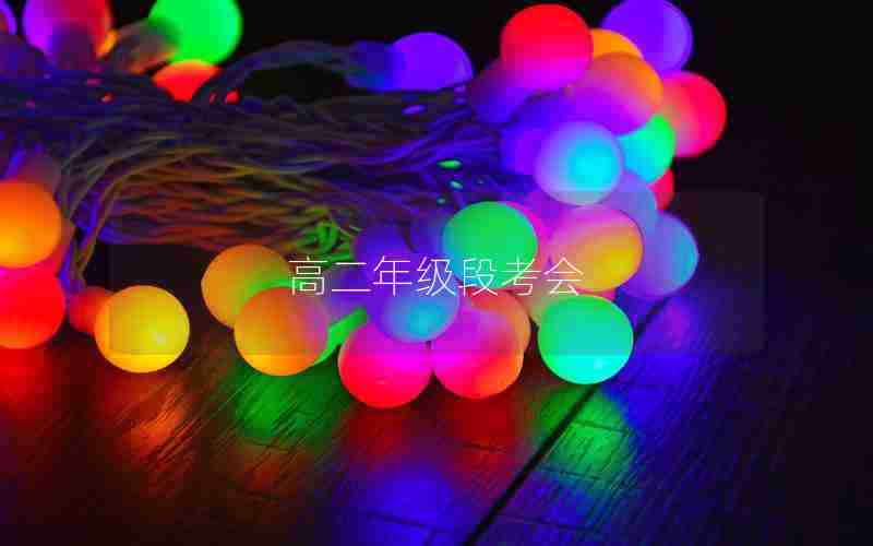 高二年级段考会(高二年级合格考安排)