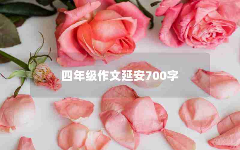四年级作文延安700字
