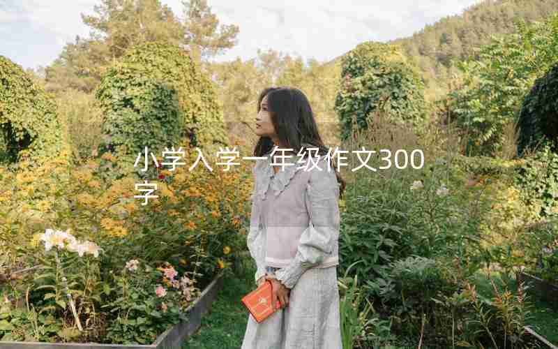 小学入学一年级作文300字