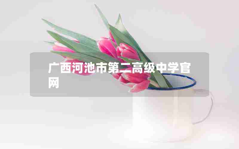 广西河池市第二高级中学官网