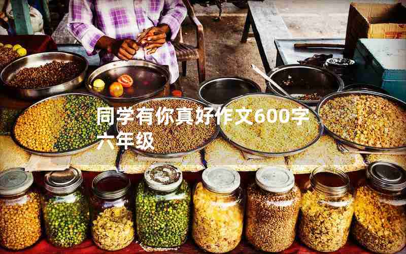 同学有你真好作文600字六年级