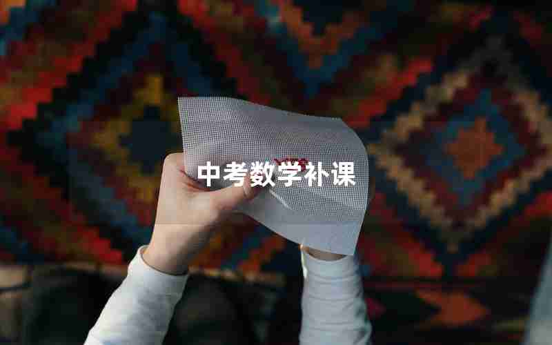 中考数学补课