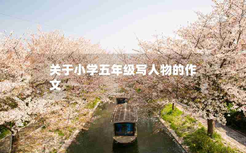 关于小学五年级写人物的作文
