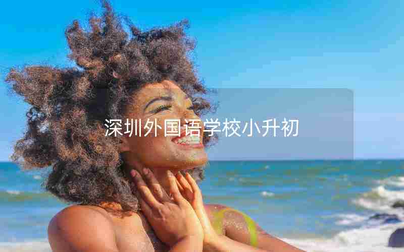 深圳外国语学校小升初