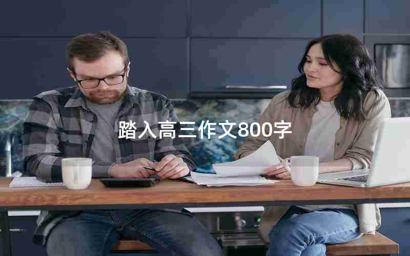 踏入高三作文800字
