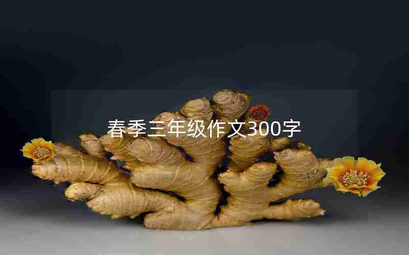 春季三年级作文300字