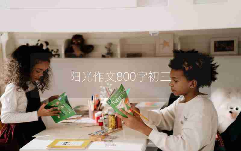 阳光作文800字初三