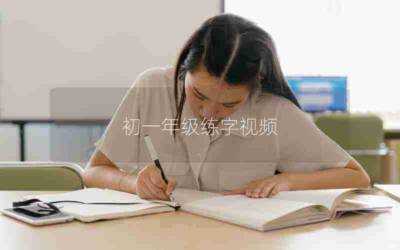 初一年级练字视频