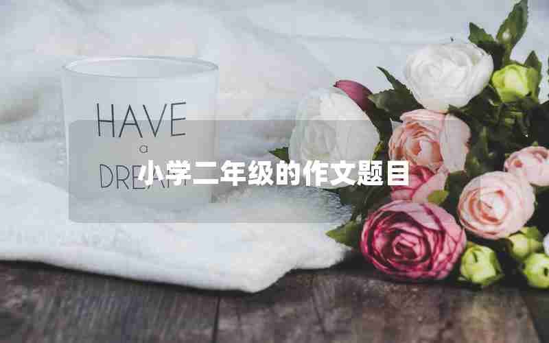 小学二年级的作文题目