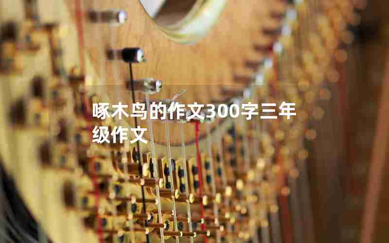 啄木鸟的作文300字三年级作文