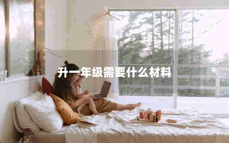 升一年级需要什么材料