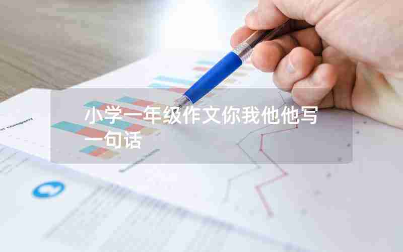小学一年级作文你我他他写一句话