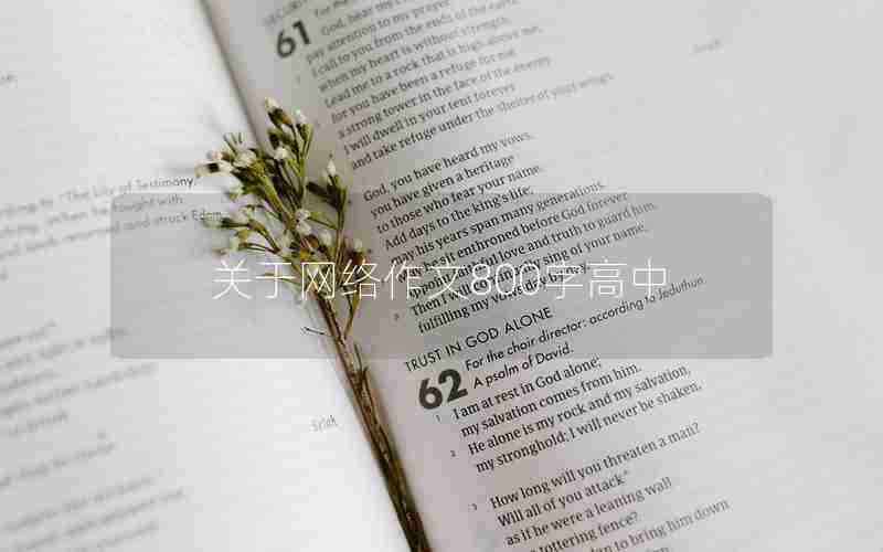 关于网络作文800字高中