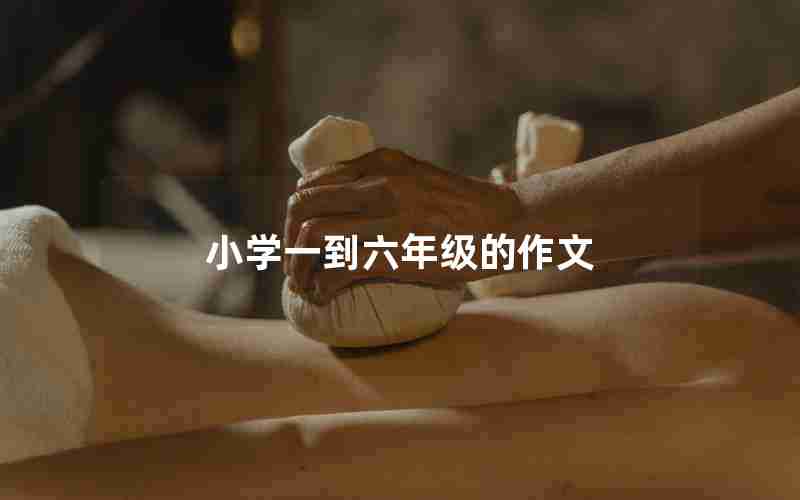 小学一到六年级的作文