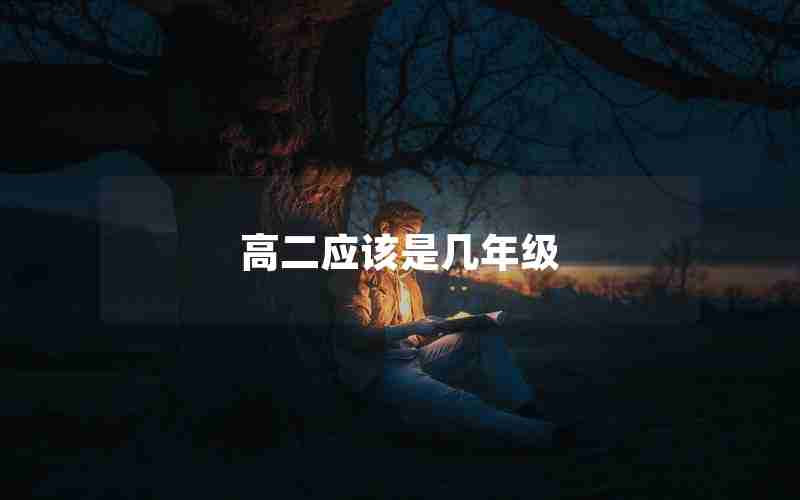 高二应该是几年级