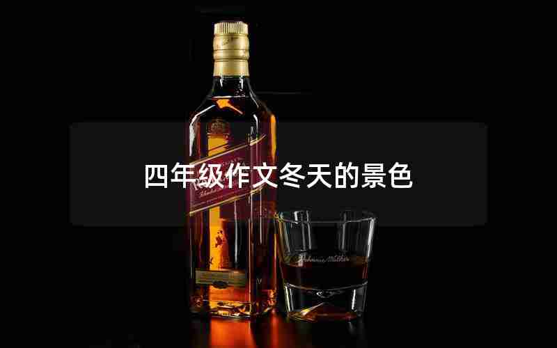 四年级作文冬天的景色