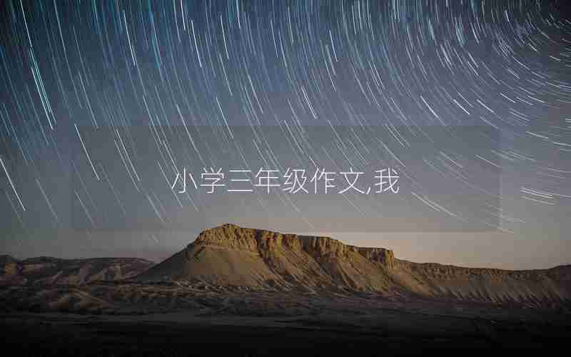 小学三年级作文,我
