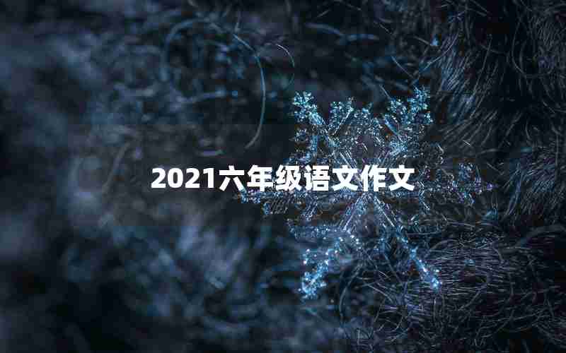 2021六年级语文作文