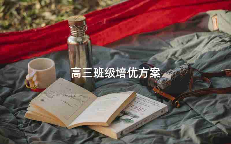 高三班级培优方案