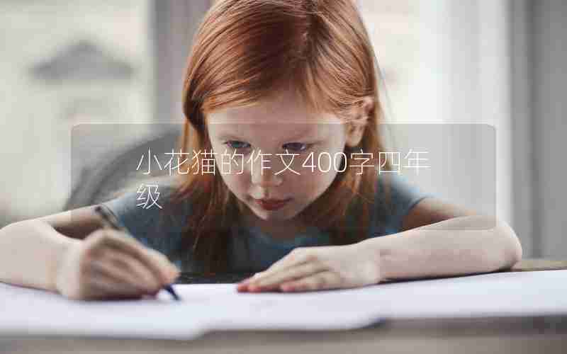小花猫的作文400字四年级
