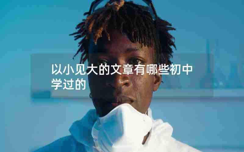 以小见大的文章有哪些初中学过的