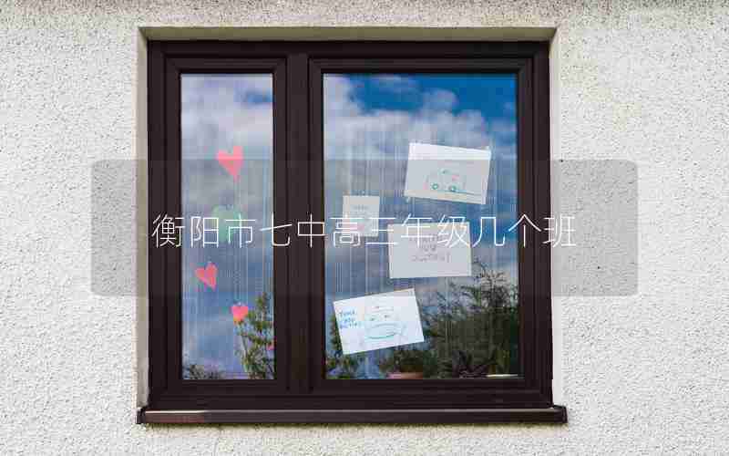 衡阳市七中高三年级几个班