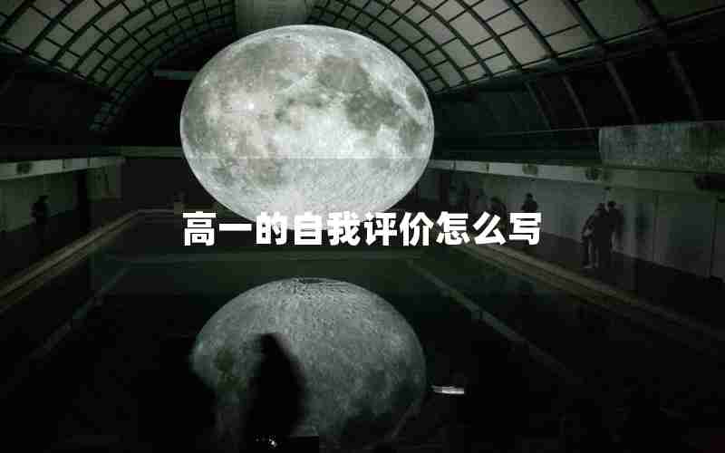 高一的自我评价怎么写