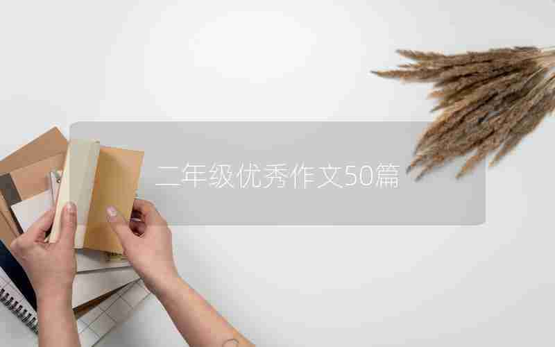 二年级优秀作文50篇