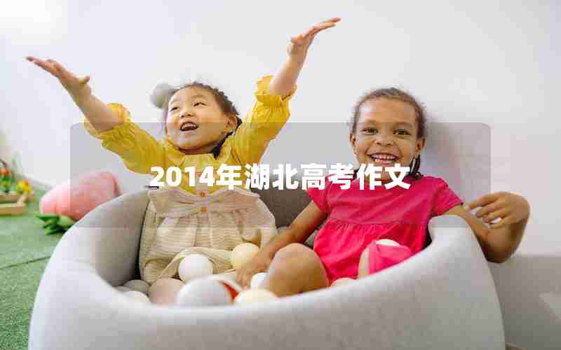 2014年湖北高考作文