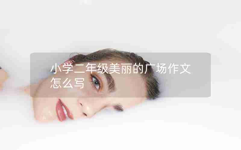 小学二年级美丽的广场作文怎么写