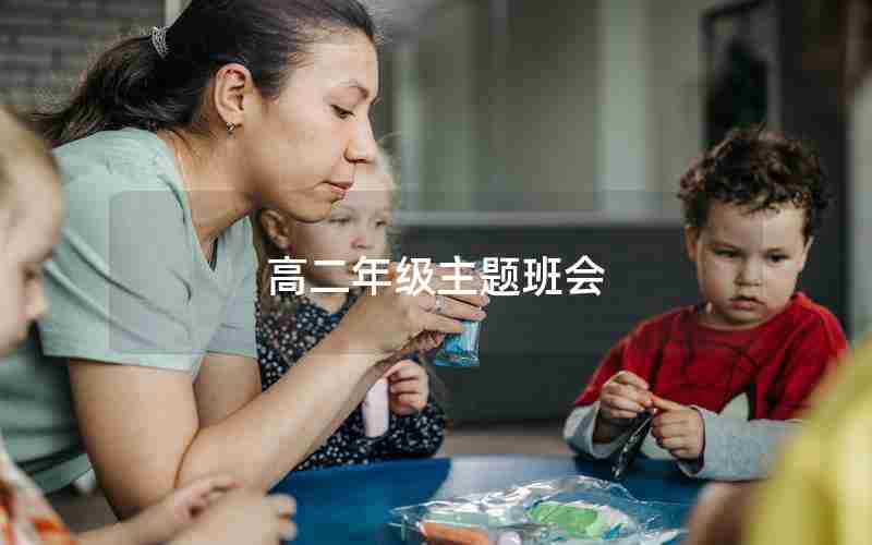 高二年级主题班会