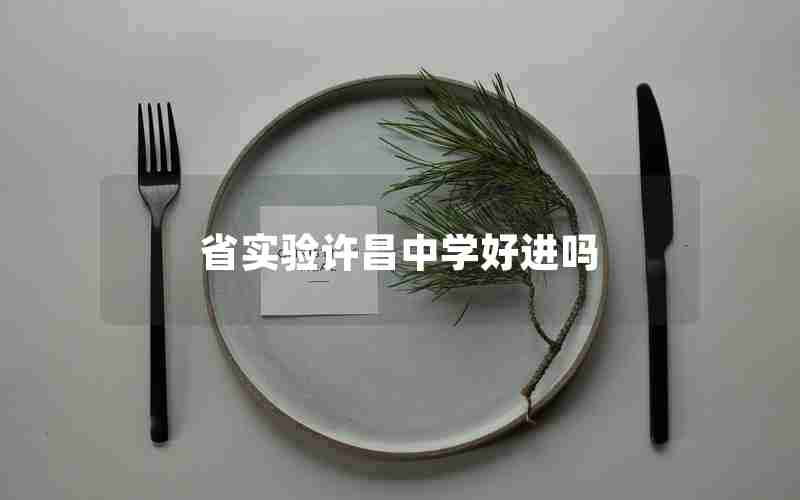省实验许昌中学好进吗