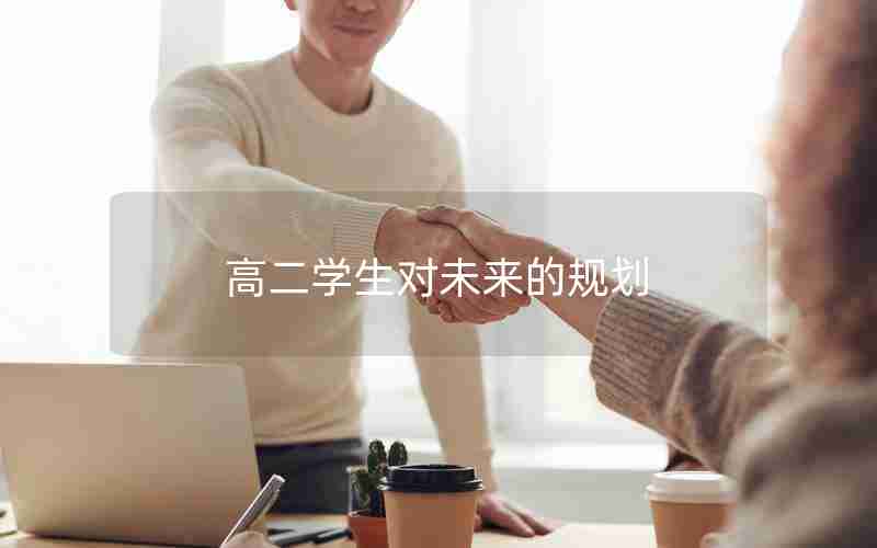 高二学生对未来的规划