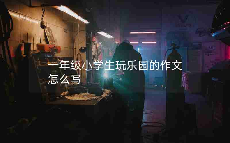 一年级小学生玩乐园的作文怎么写