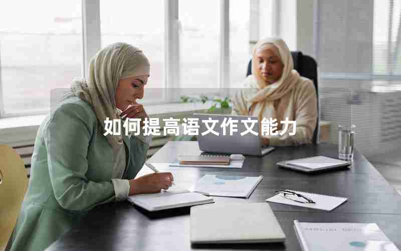 如何提高语文作文能力