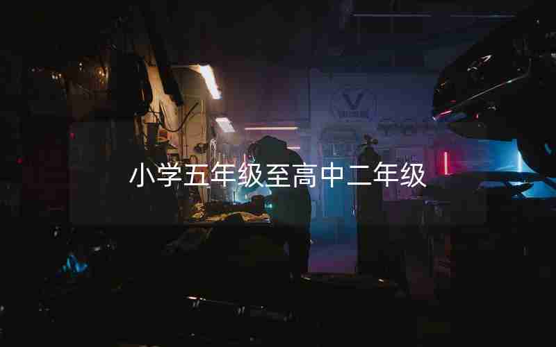 小学五年级至高中二年级