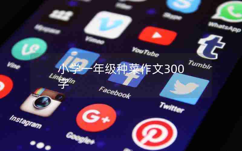 小学一年级种菜作文300字