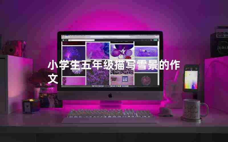 小学生五年级描写雪景的作文